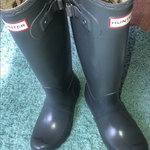 Tall Hunter rain boots
